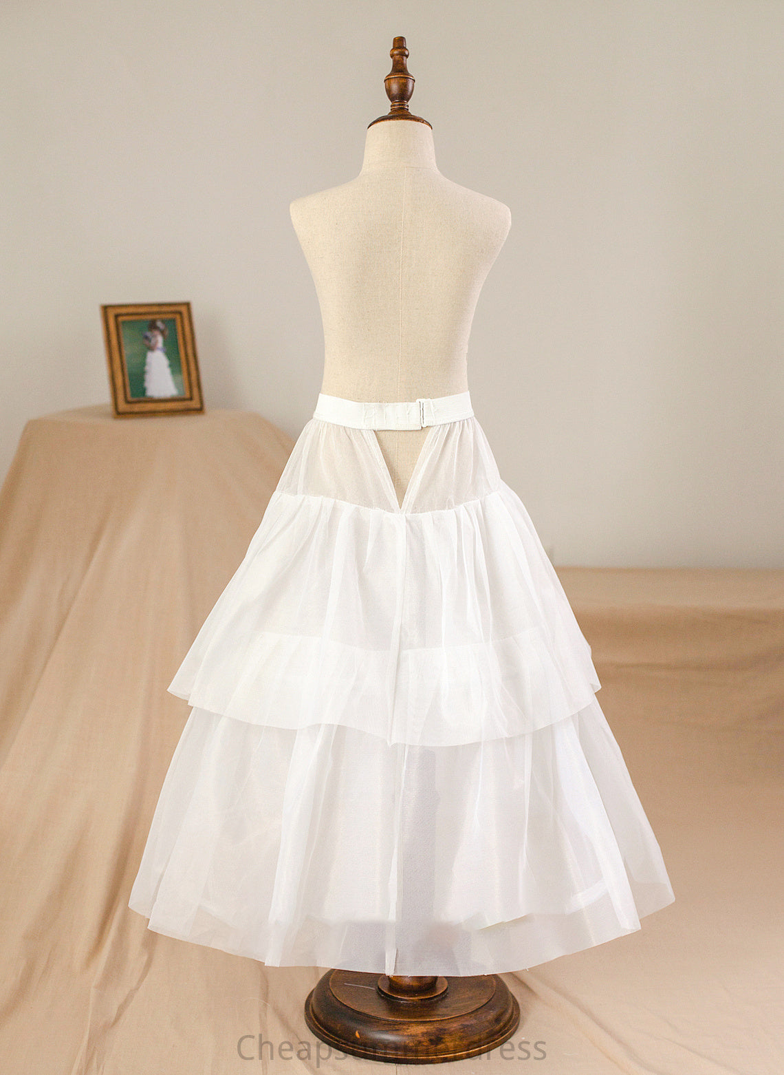 Scoop With Sash Junior Bridesmaid Dresses Karlie Neck Ball-Gown/Princess Beading Tulle Floor-Length Bow(s)