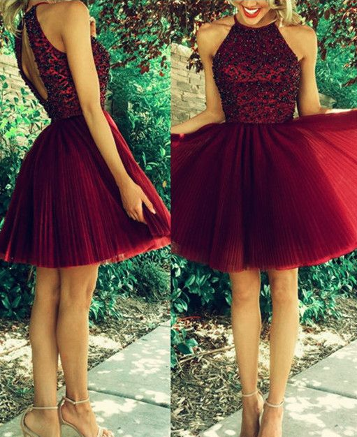 Jamiya Homecoming Dresses Burgundy Hater CD4362